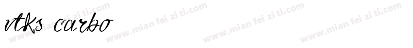 vtks carbo 753字体转换